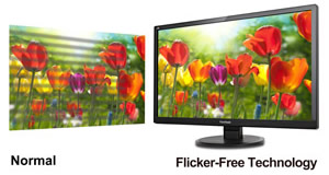 Flicker Free Monitor